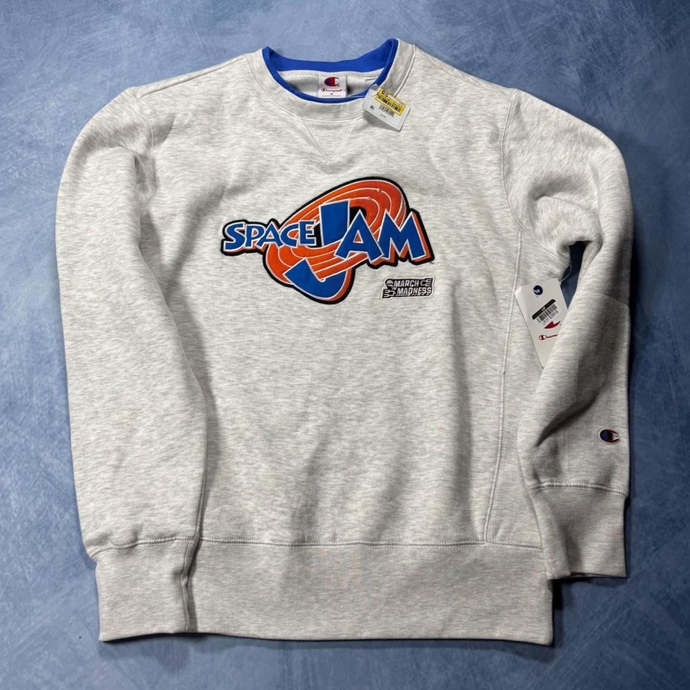 Champion grey Space Jam sweatshirt nwt